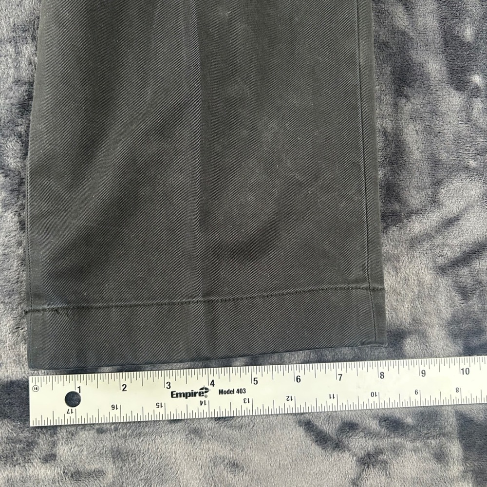 Brooks Brothers Advantage Chino Mens 34x32 Black Clark Fit Straight Leg Pants - Picture 5 of 8